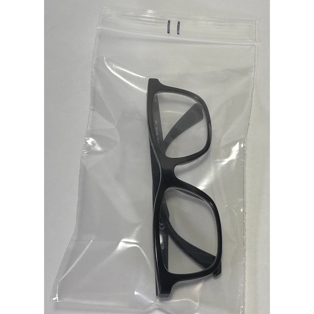 Ray-Ban Eyeglasses RB 1562 3542 Glossy Black Rectangular Frame Only 48-16-125